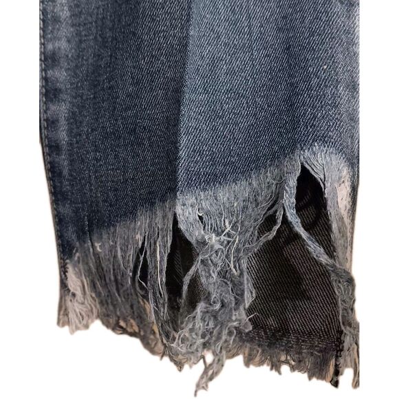 Judy Blue Women Sz 13 Destroyed Denim Skinny Jeans Holiday Festival Stretch High - Picture 9 of 10